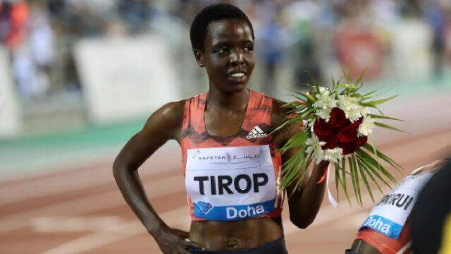 La atleta keniana Agnes Tirop-AFP